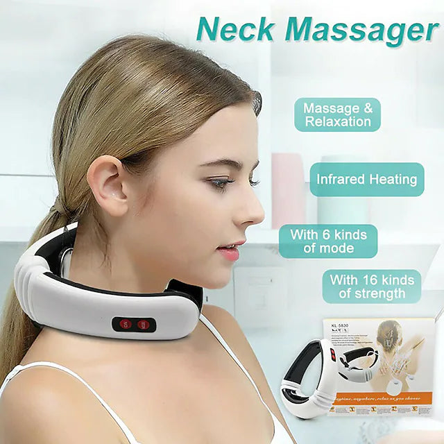 Electric Neck Massager and Pulse Back 6 Modes Power Control Affordable Online