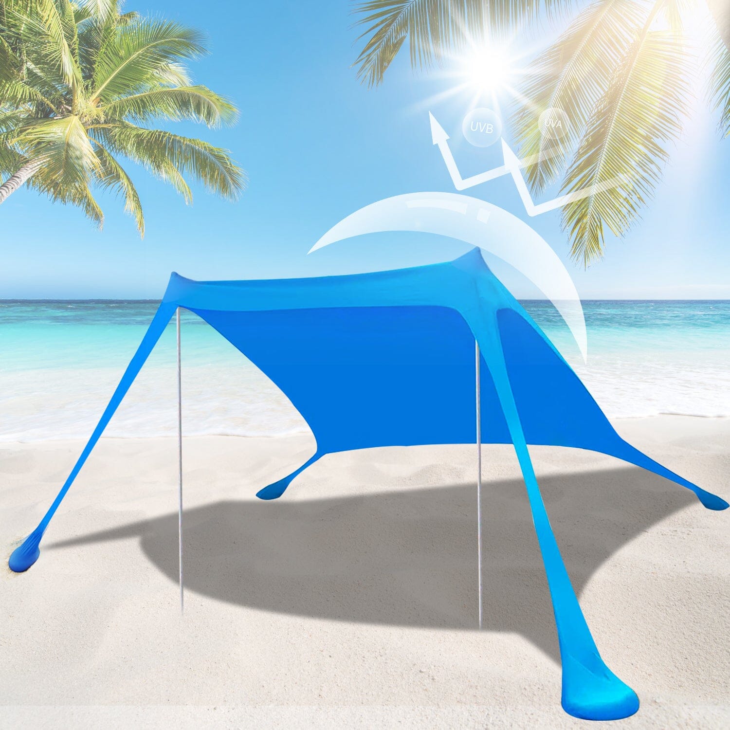 Foldable Beach Canopy Tent Collapsible Shade Visit New Cheap Pice