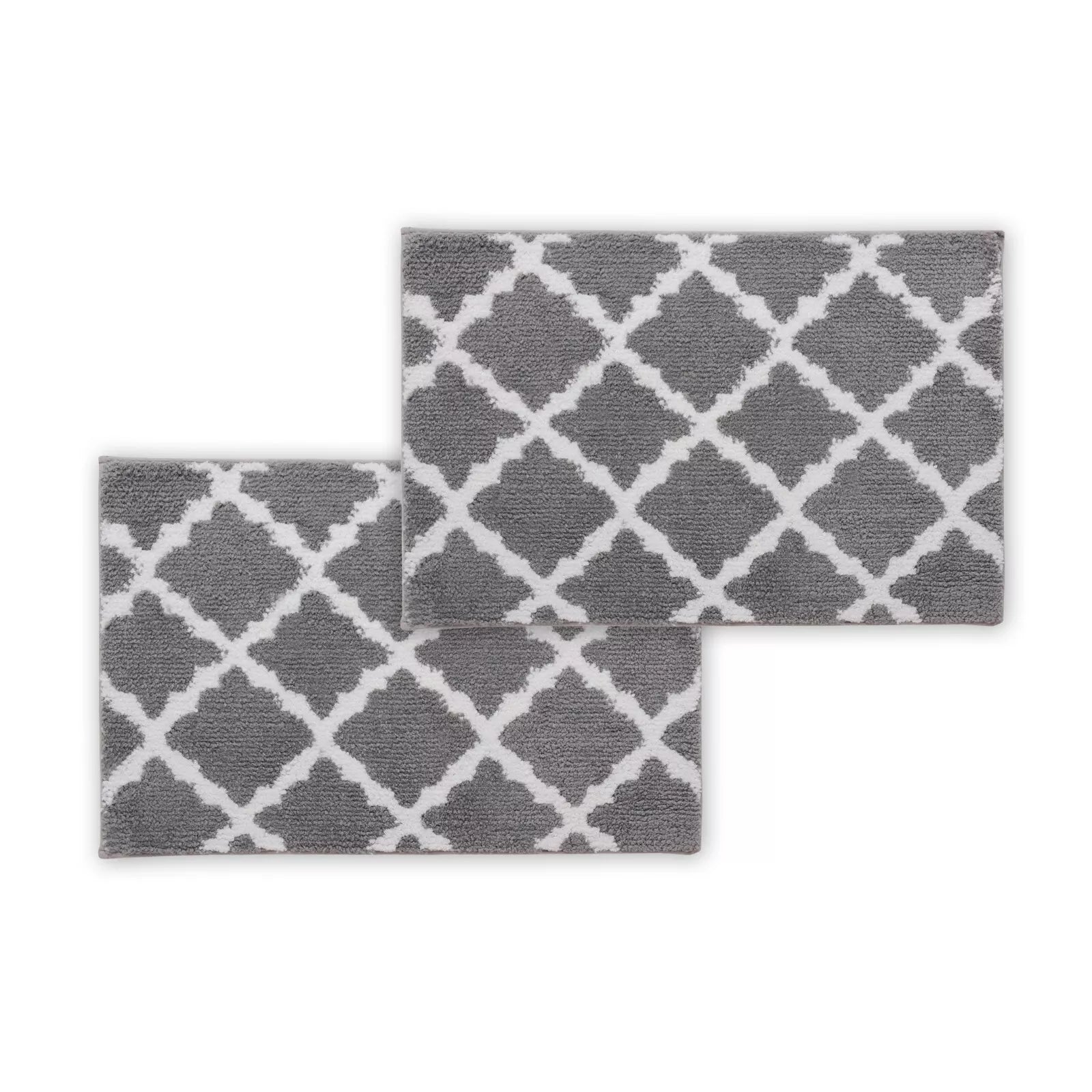 Bibb Home 1-2 Pack Trellis Micro Shag Bath Rugs 20x 32 Buy Cheap Limited Edition