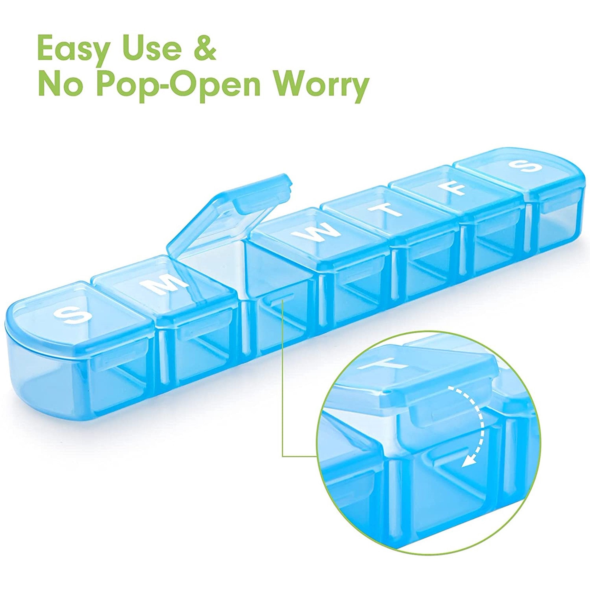 2-Pack: Extra Large Weekly Pill Organizer Cheap Buy