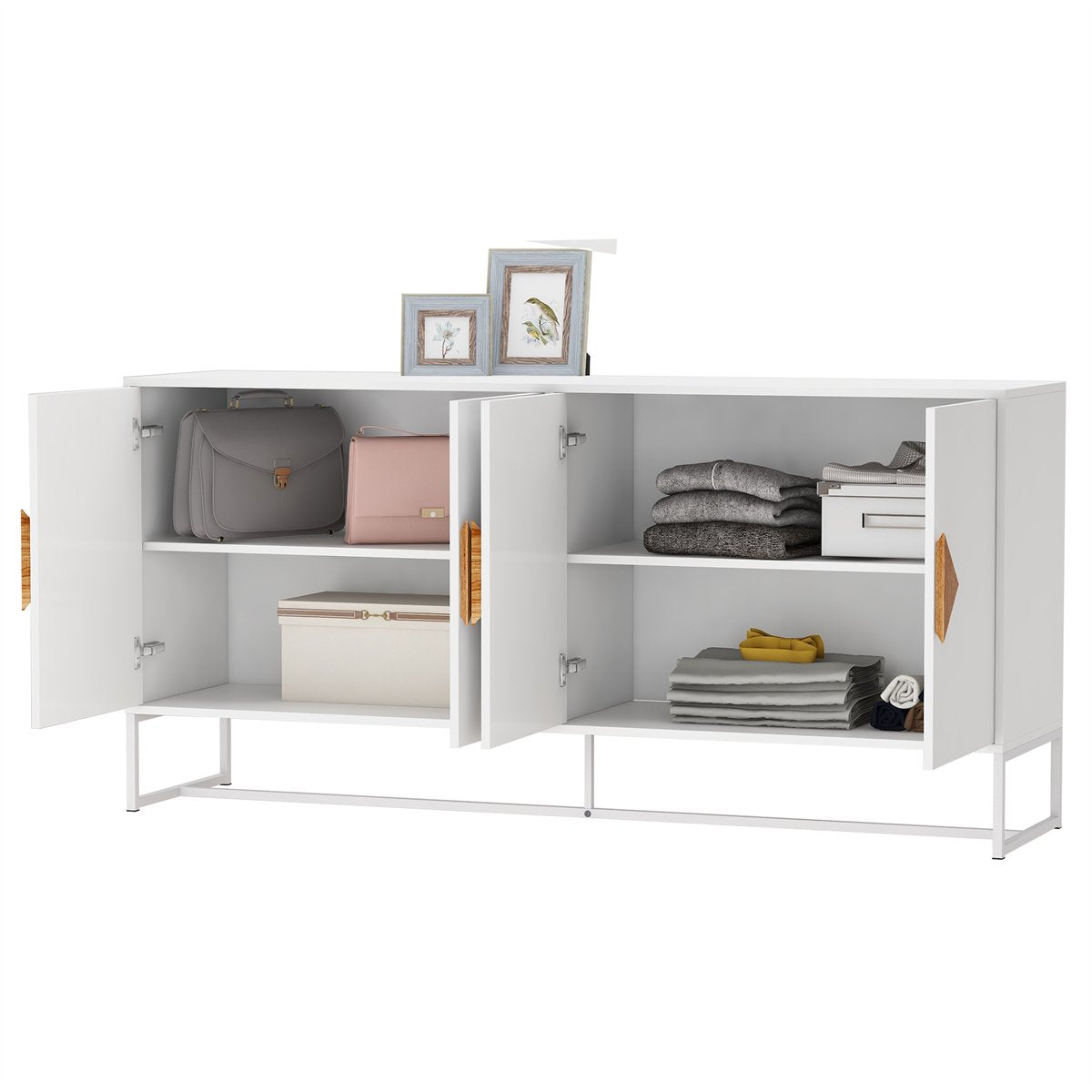 Storage Sideboard Cabinet White New Arrival For Sale