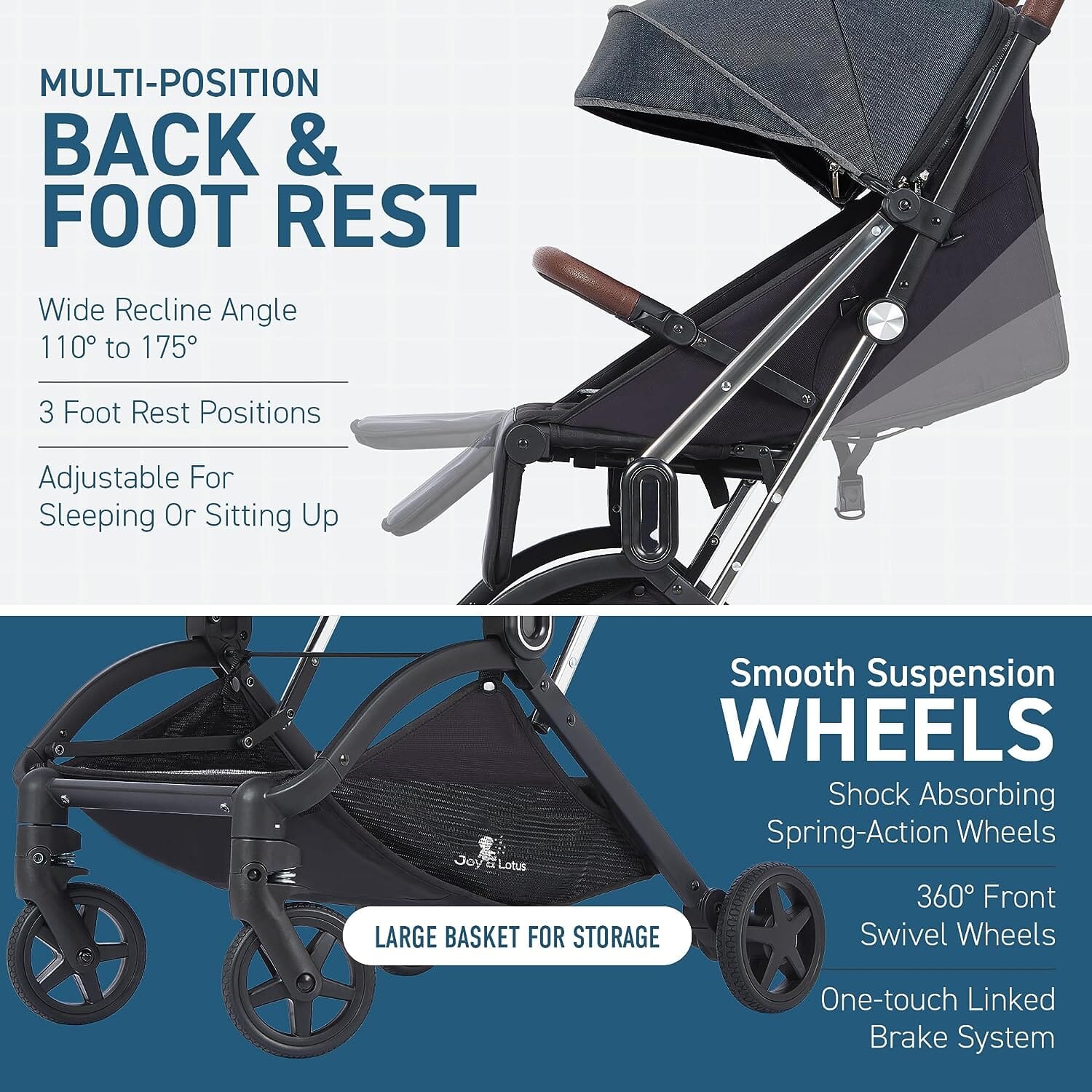 Lightweight Self Folding Baby Stroller, Ultra-Compact with One Hand Gravity Fold Sale Cheap Online