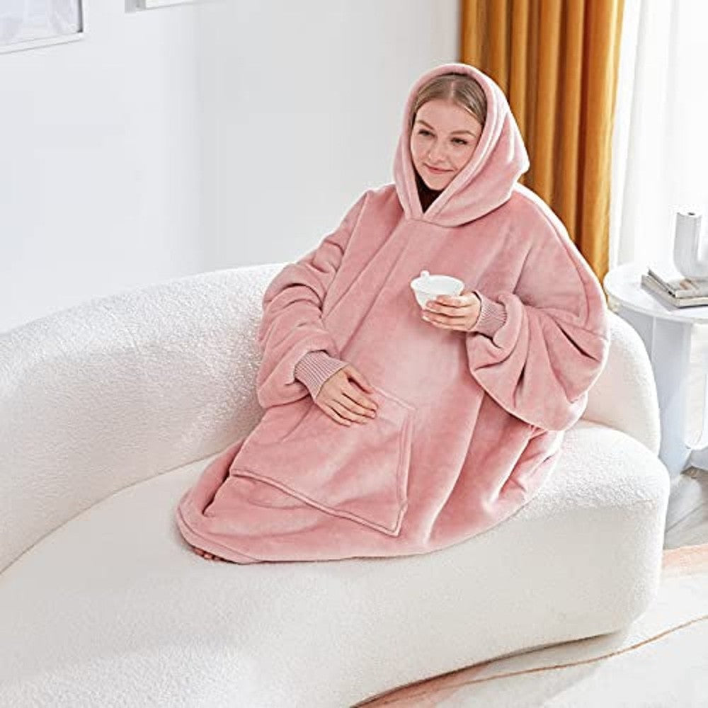 Unisex Oversized Sherpa Wearable Blanket Free Shipping With Paypal