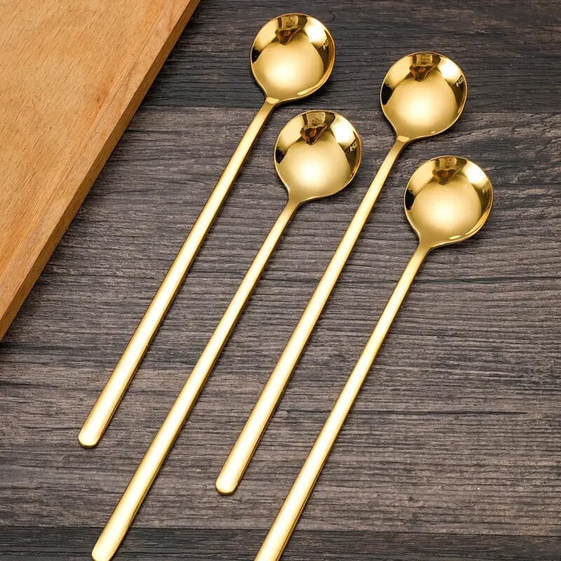 4-Piece: 6.85'' Coffee Espresso Spoons Amazing Pice Cheap Online