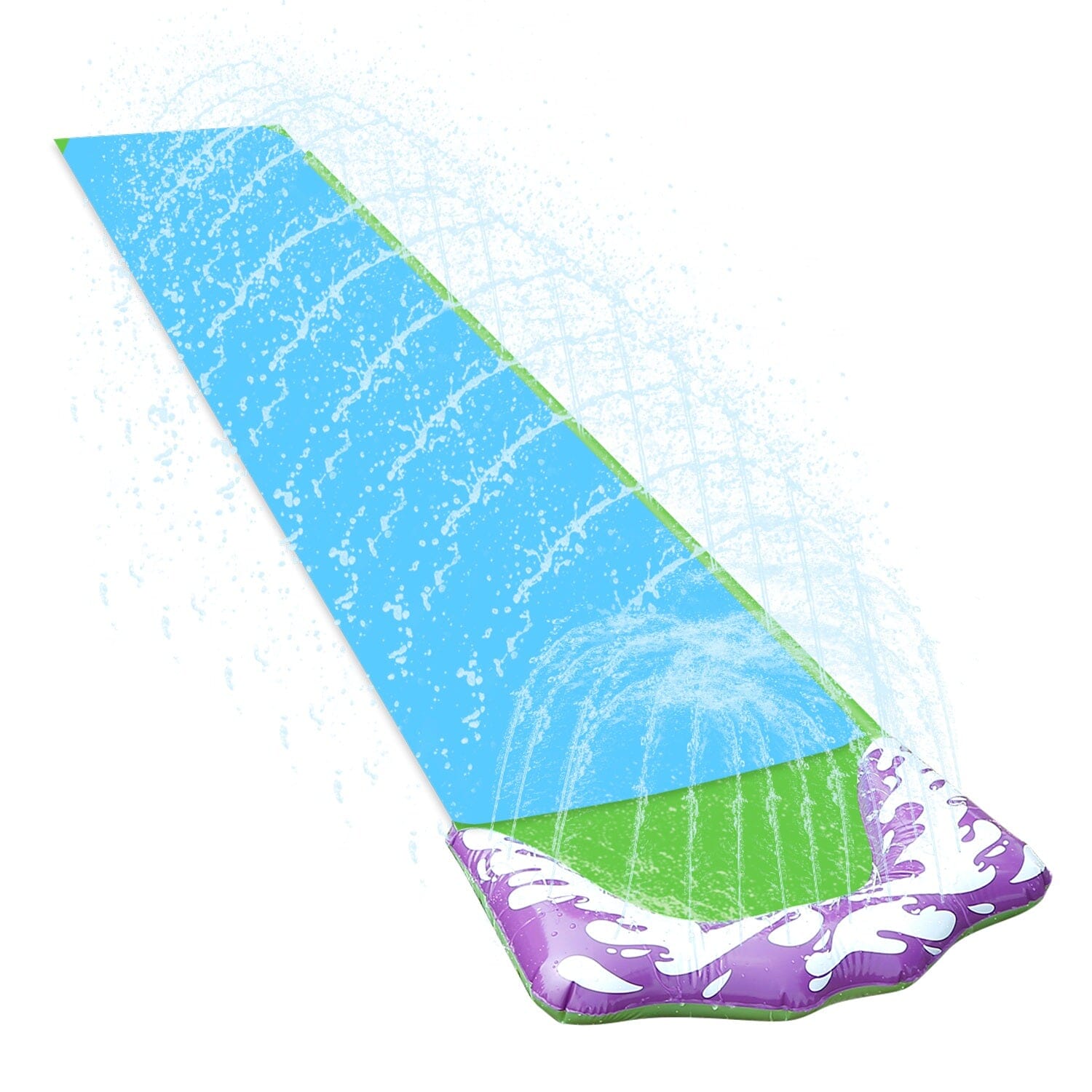 Kids Single Water Slide Lawn Surfing Racing Lane Slip Splash Spray Sprinkler Sale Comfortable