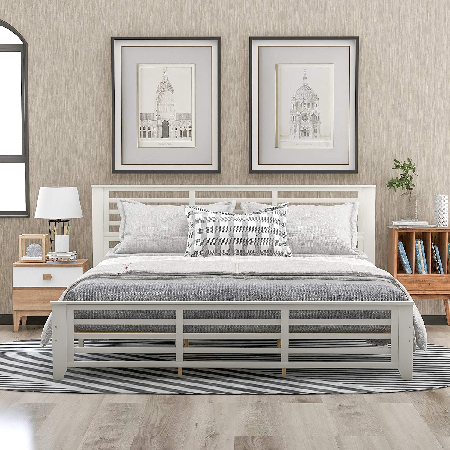 Solid Wood Platform Bed Frame Discounts