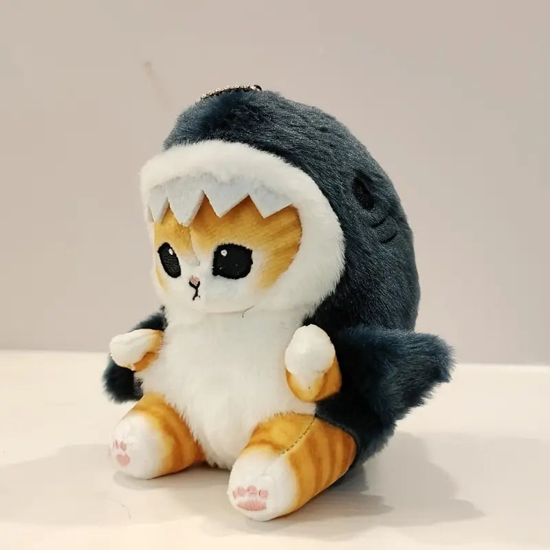 12'' Cute Shark Cat Plush Toy Sale Cheapest