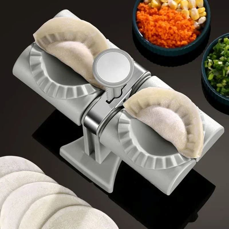 Quick Double Dumpling Maker With Credit Card Free Shipping