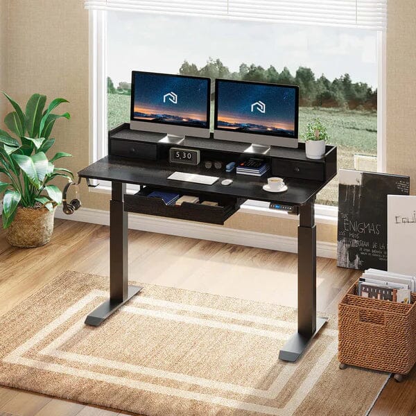 Rolanstar Single Motor Free Standing Electric Height Adjustable Desk Cheap Sale Low Pice Fee Shipping