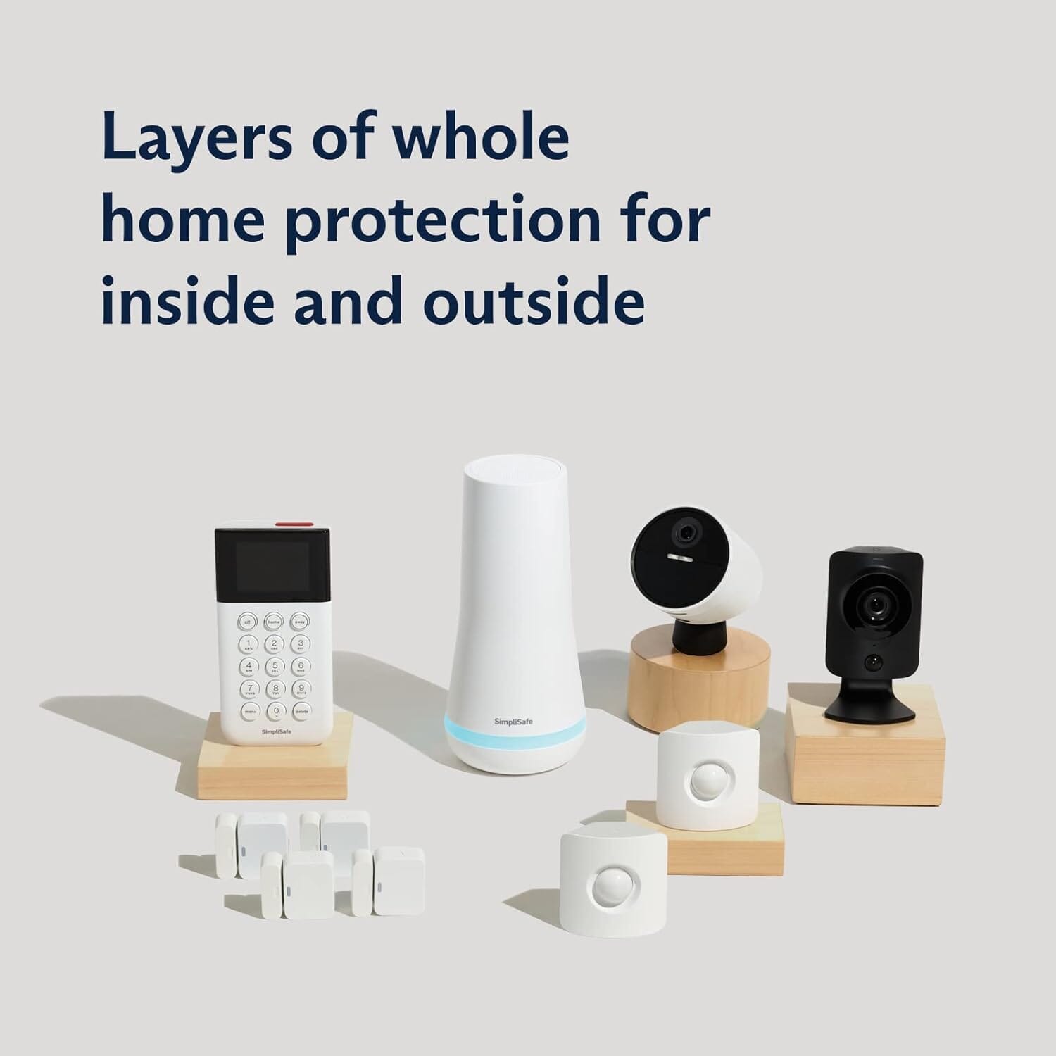 10-Piece: SimpliSafe Wireless Home Security System with Outdoor Camera (Refurbished) Outlet Manchester