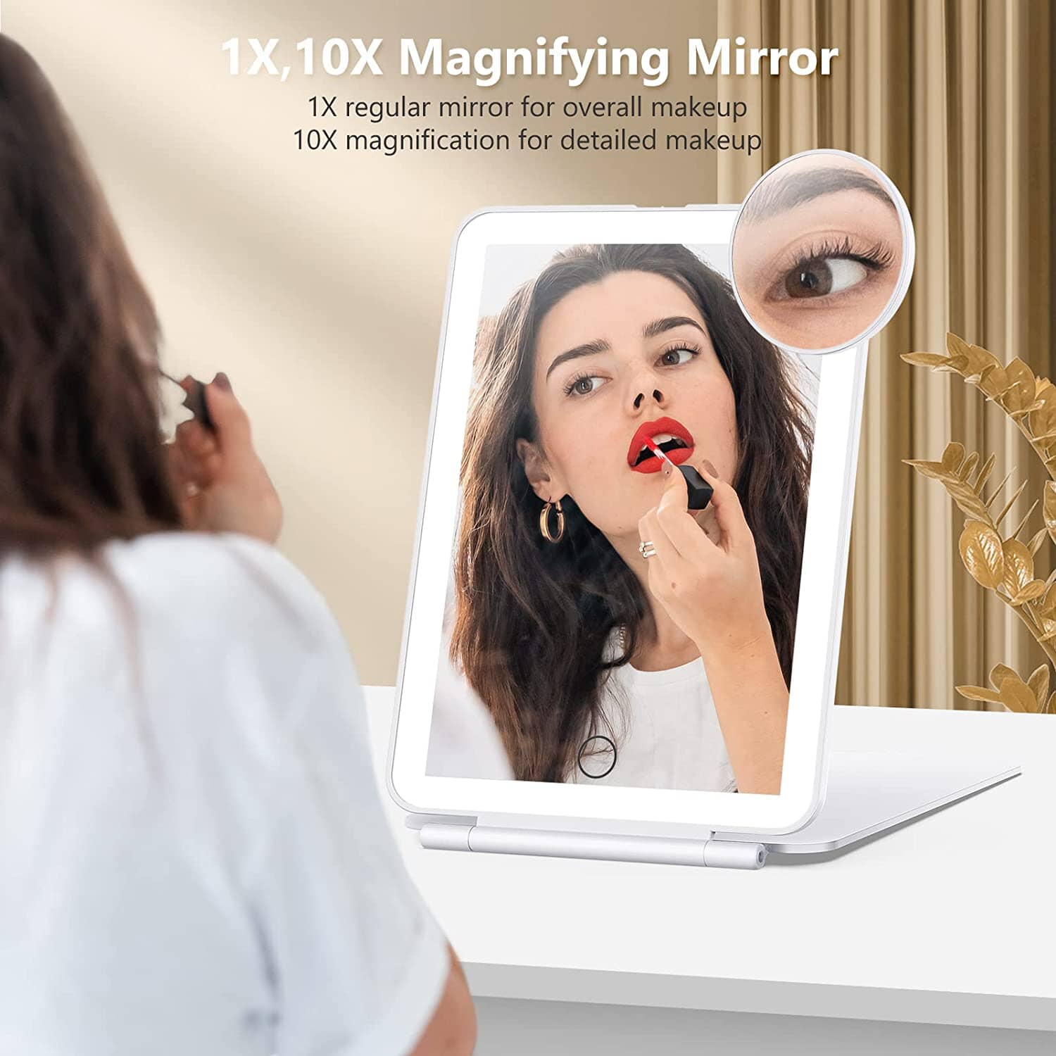 Travel Makeup Mirror with 10X Magnifying Mirror Cheap 100% Original