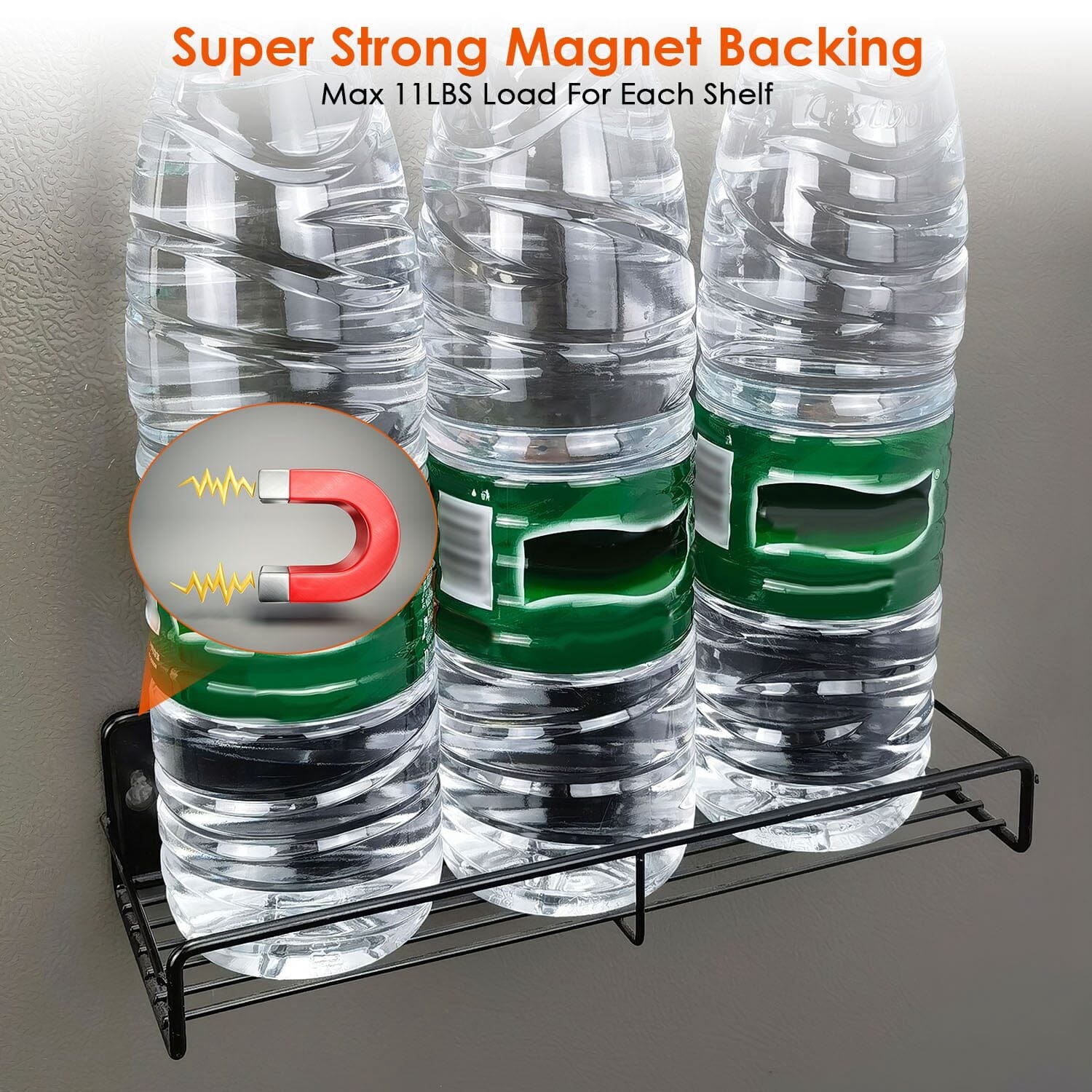 4-Piece: Strong Magnetic Spice Rack Organizer Outlet Choice