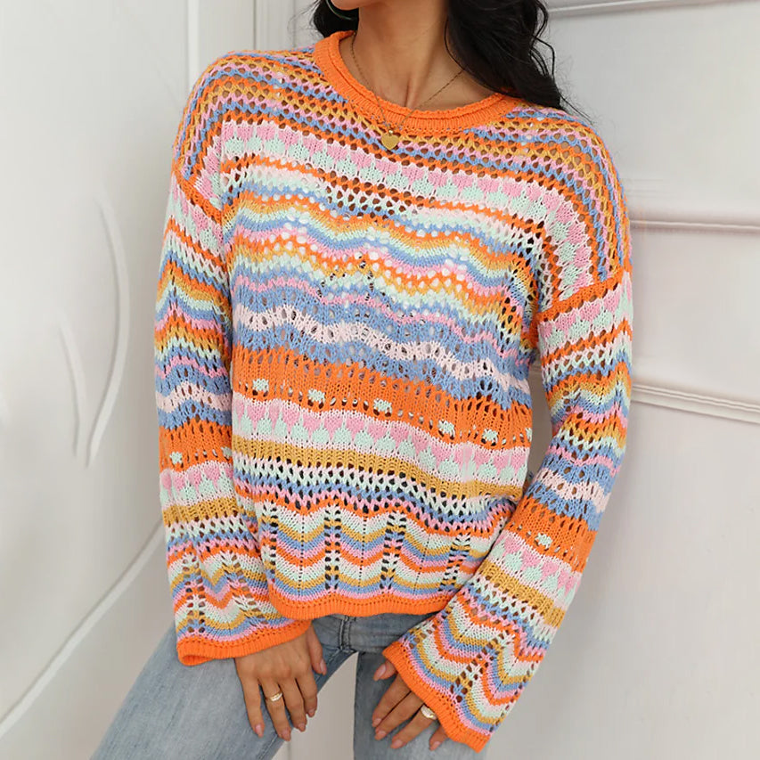 Women's Jumper Cable Knit Pullover Sweater Long Sleeve Cheap Sale Cheap