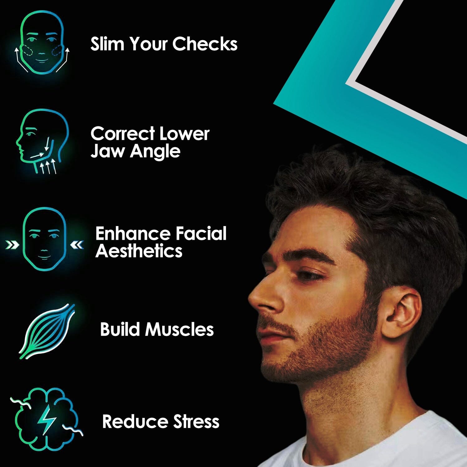 4-Pack: Jawline Exerciser with 3 Resistance Levels Get To Buy Sale Online