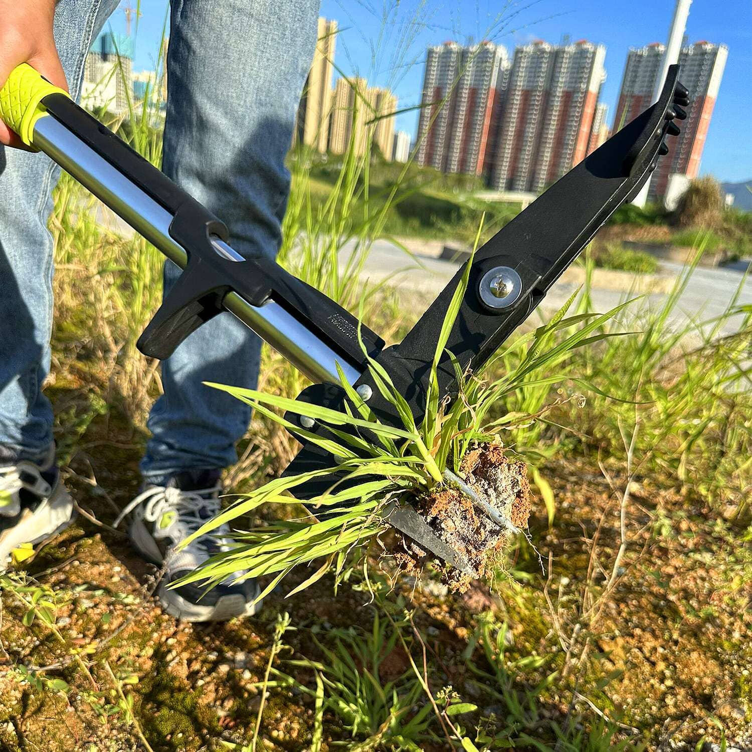 Standup Aluminum Weed Puller with 4 Claws Outlet Footaction