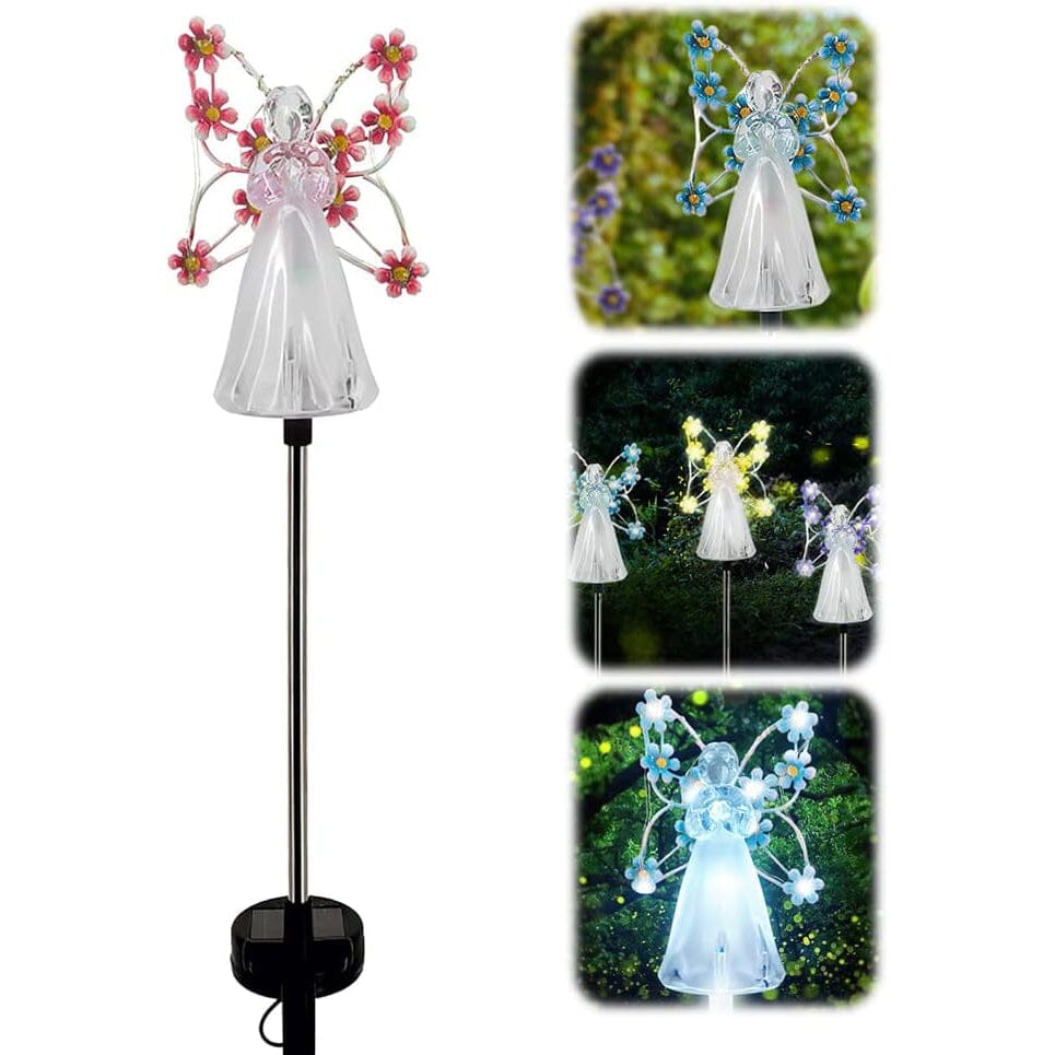 LED Solar Angel Garden Stake Lights Buy Cheap Visit New