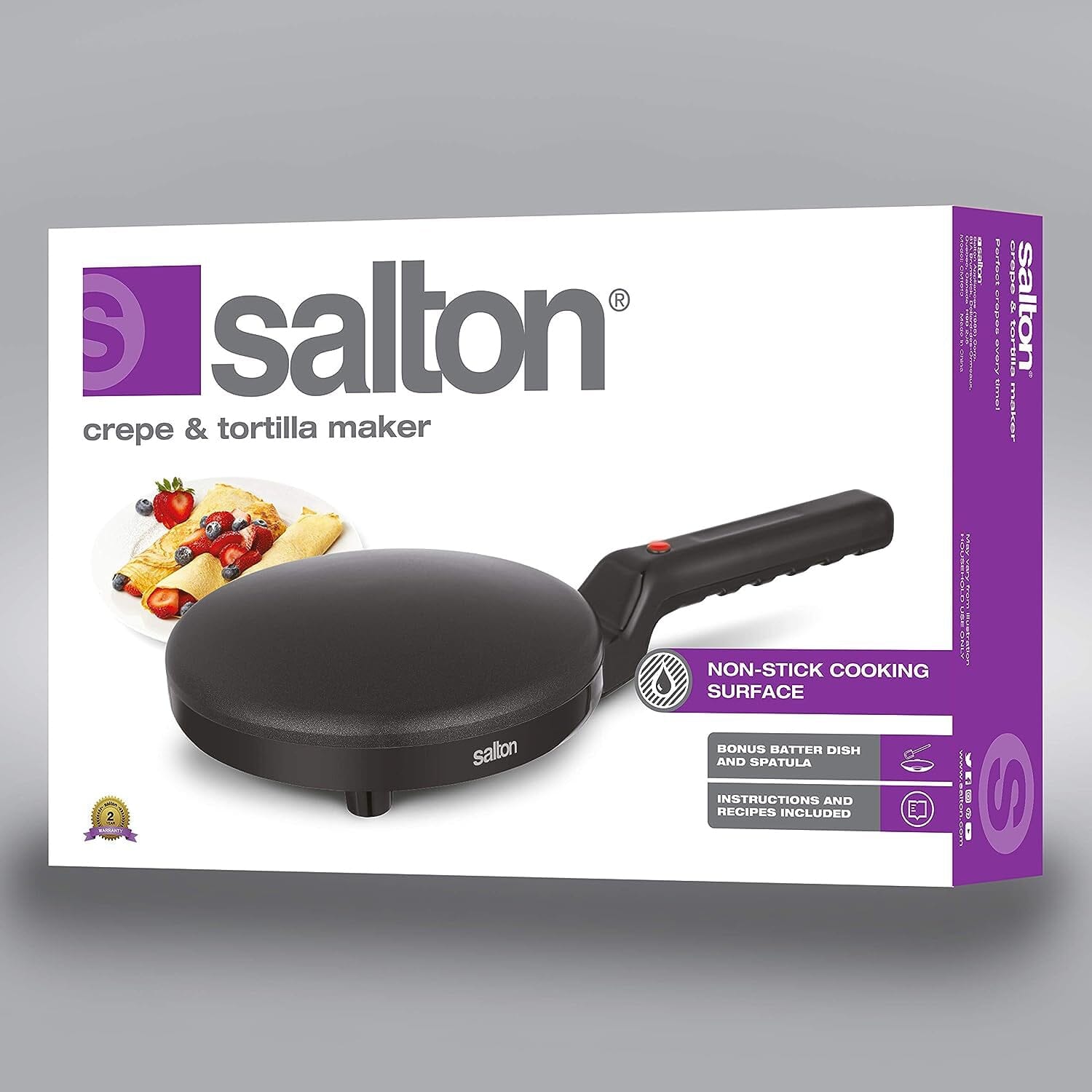 Salton Corded Crepe Maker Shop For Cheap Pice