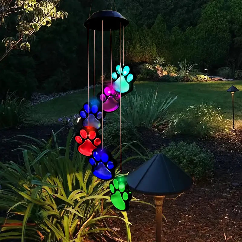 Solar Dog Claw Wind Chime Light Outlet Best Pices