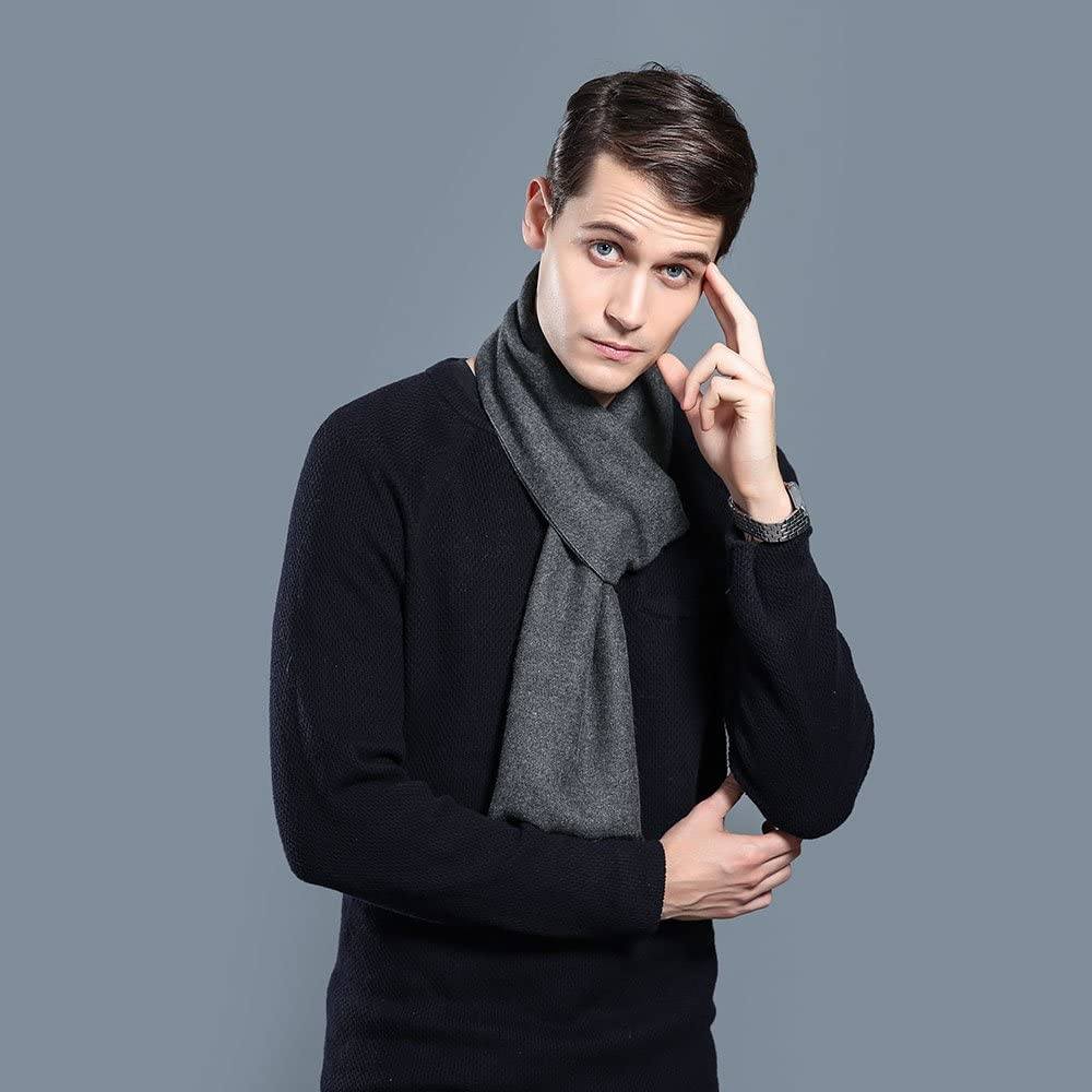 Ohayomi Mens Winter Cashmere Fashion Formal Soft Scarves Outlet Looking For