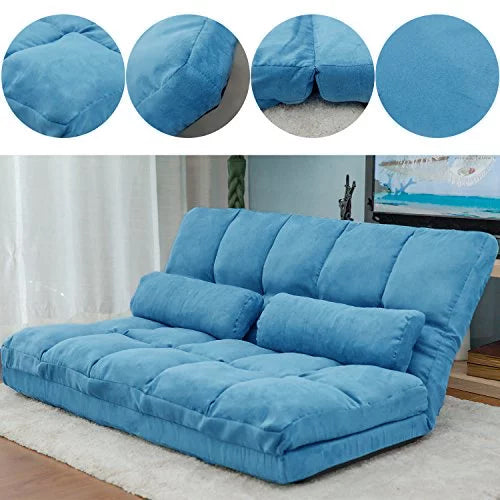 Floor Sofa Bed, Foldable Double Chaise Lounge Sofa Chair Free Shipping Finishline