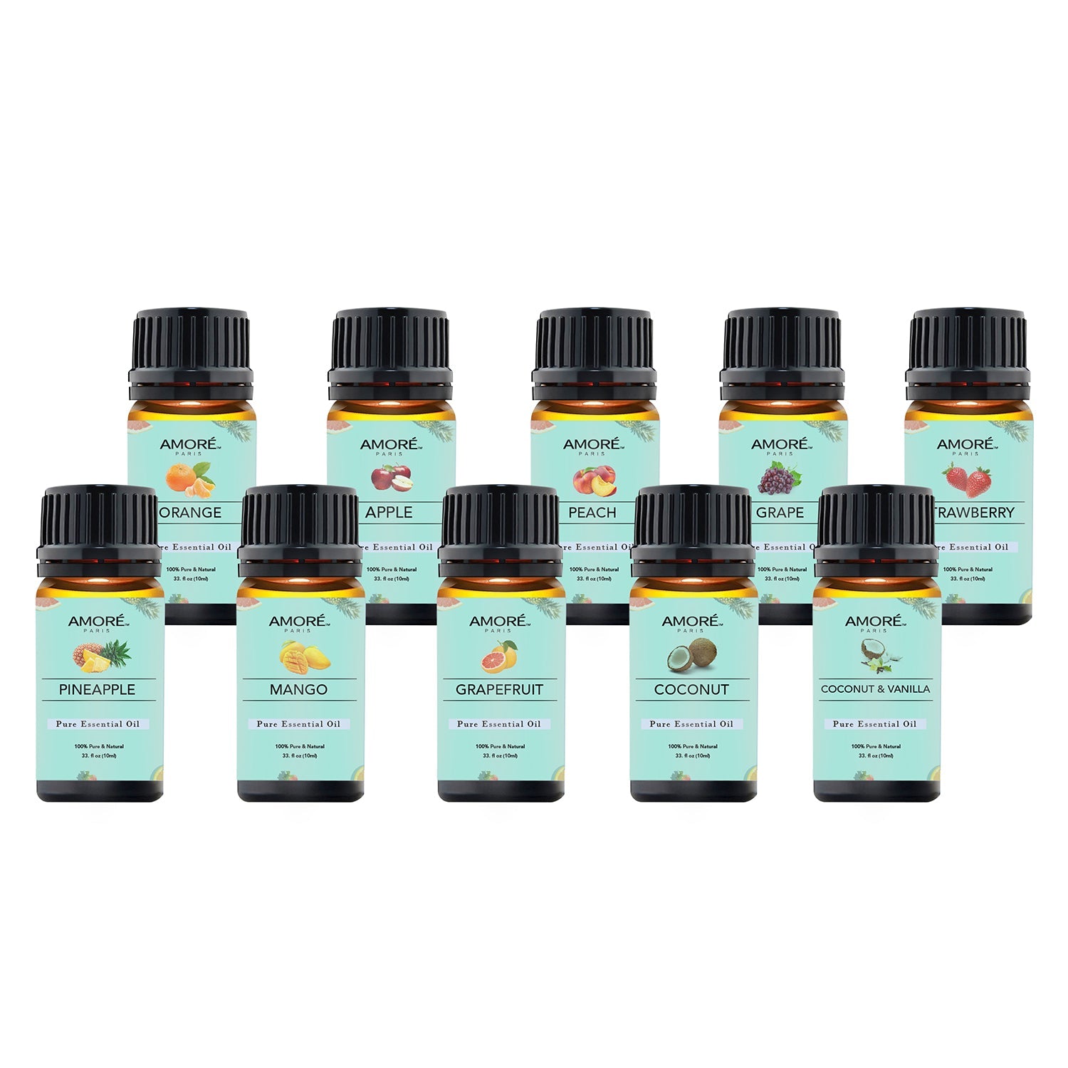 10-Pack: Fruity Fragrance Premium Aromatherapy Diffuser Oils Set For Candle & Soap Making Discount Recommend