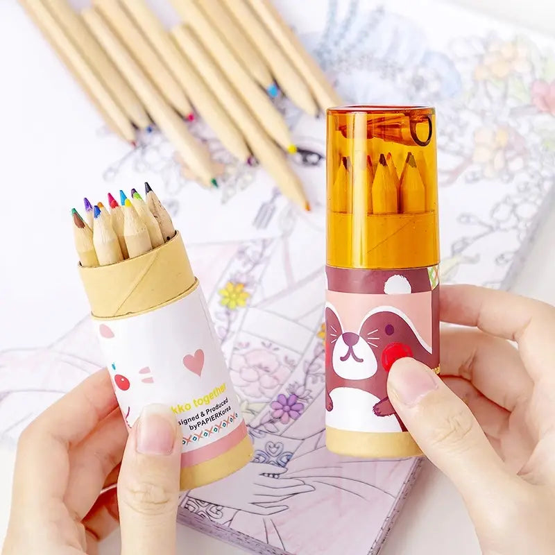 3-Pack: 12-Color Cute Pencils Creative Stationery Cute Bear Outlet Fashionable