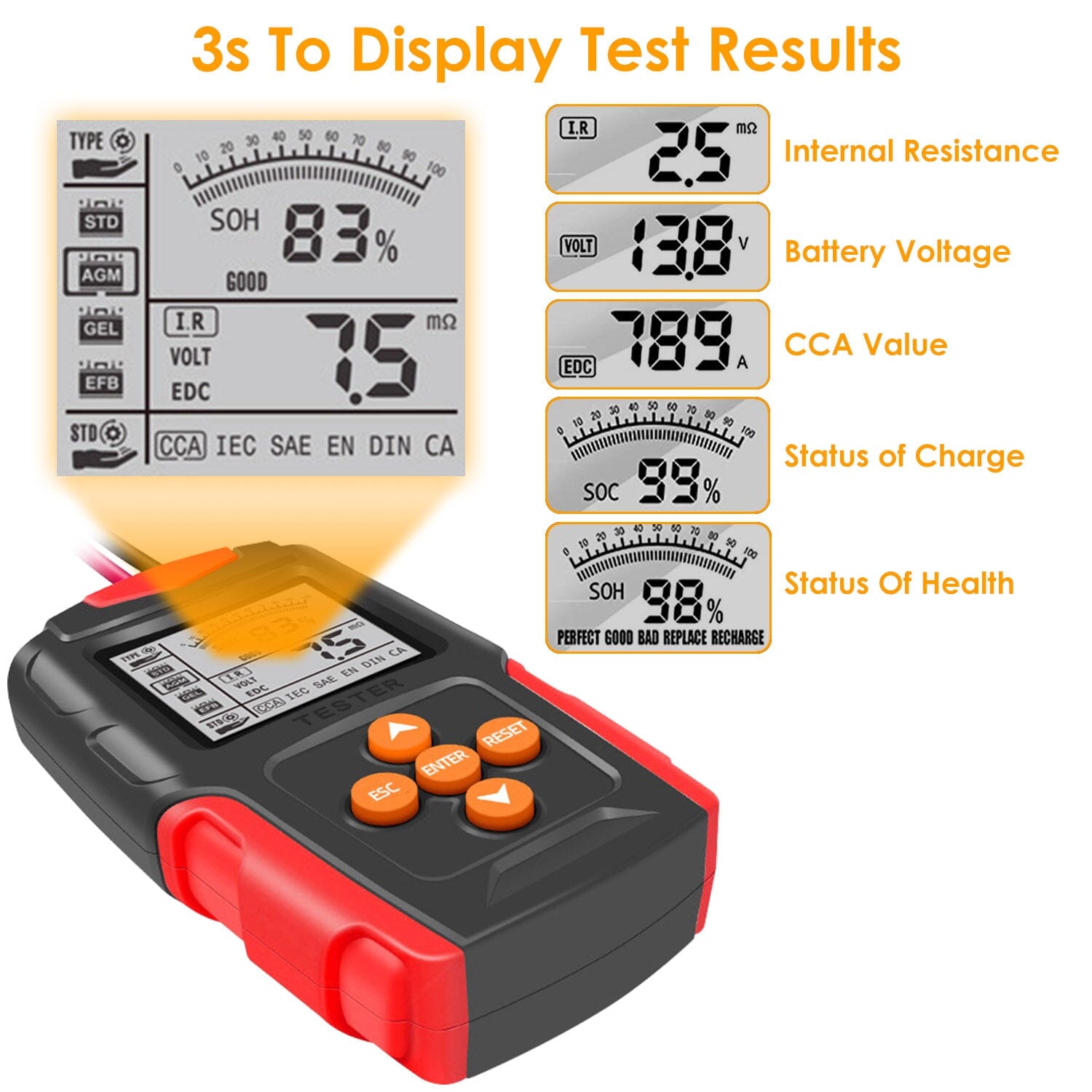 12V 24V Car Battery Tester Marketable Cheap Pice