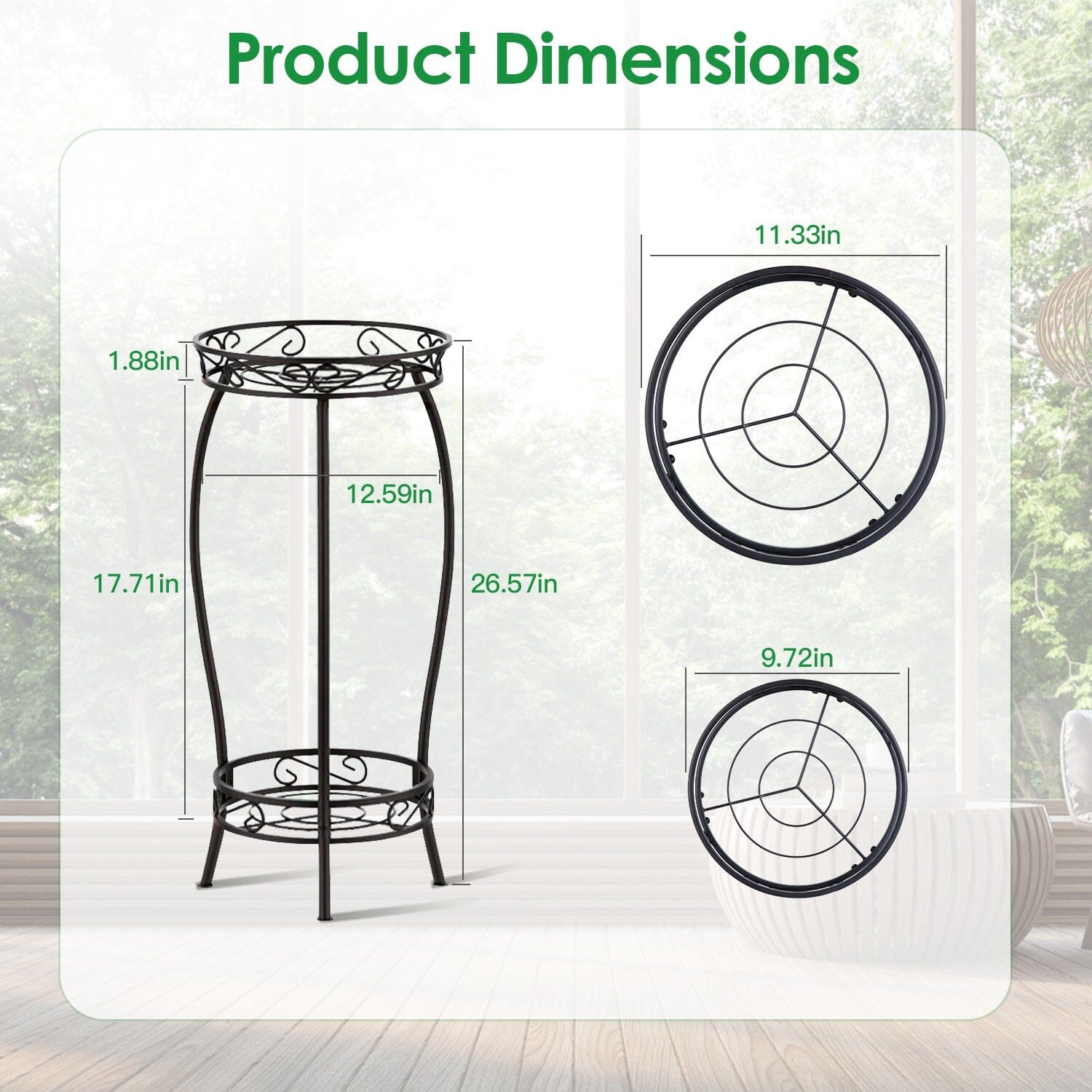 2-Tier Tall Plant Stand Rack Holder Genuine Cheap Pice