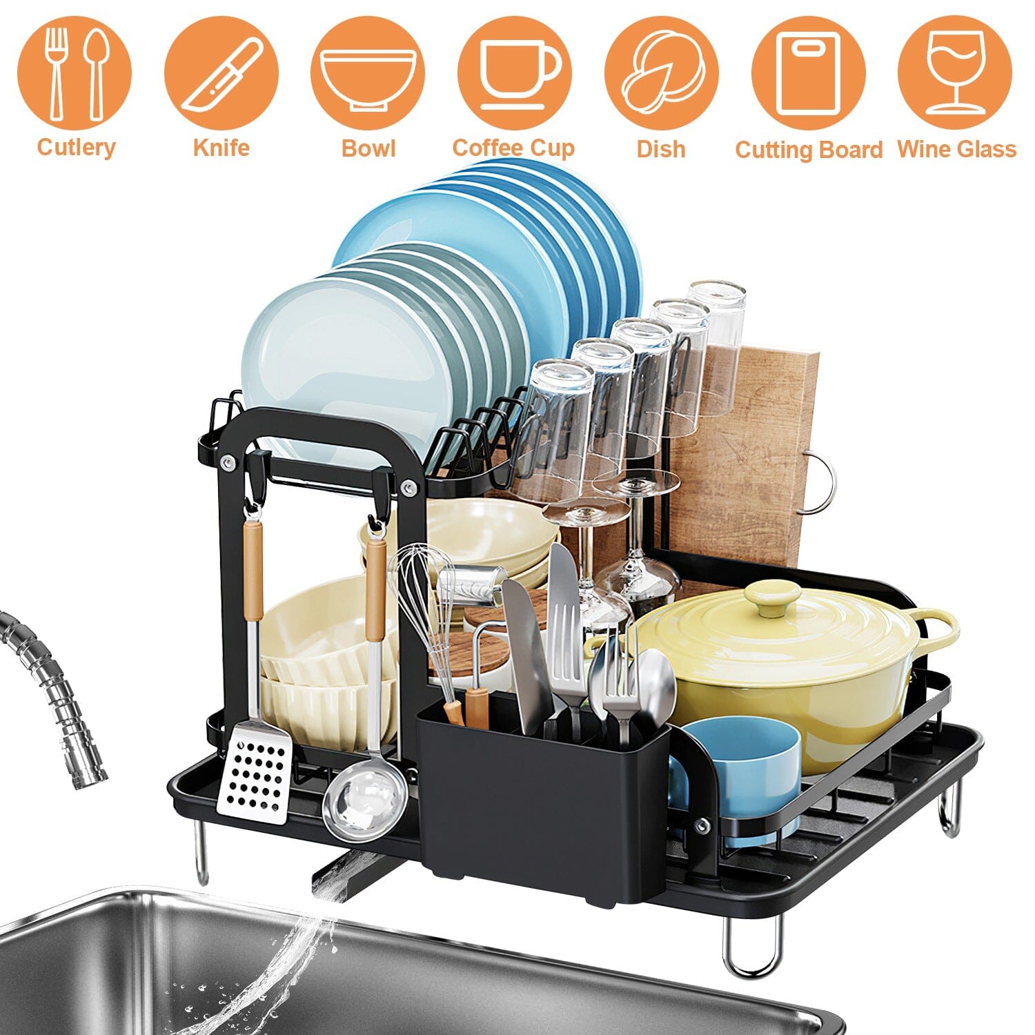 2-Tier Dish Drying Rack Buy Cheap Great Deals