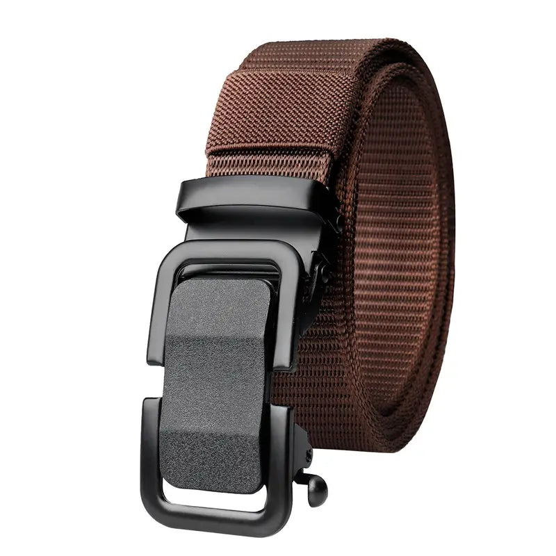 Men's Automatic Metal Buckle Nylon Canvas Webbing Belt Clearance Online Official Site