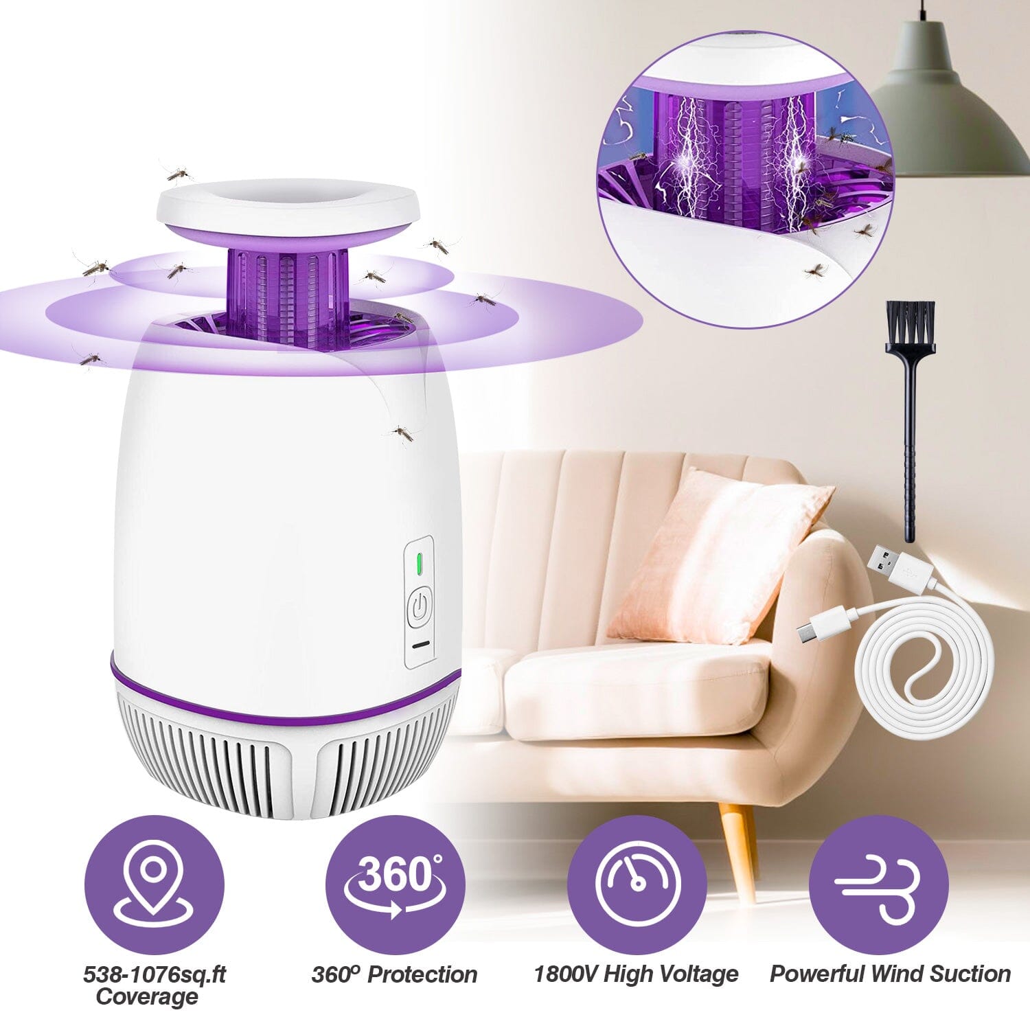 Plug-in Mosquito Zapper Max 10 with 3 Modes Sale Footlocker