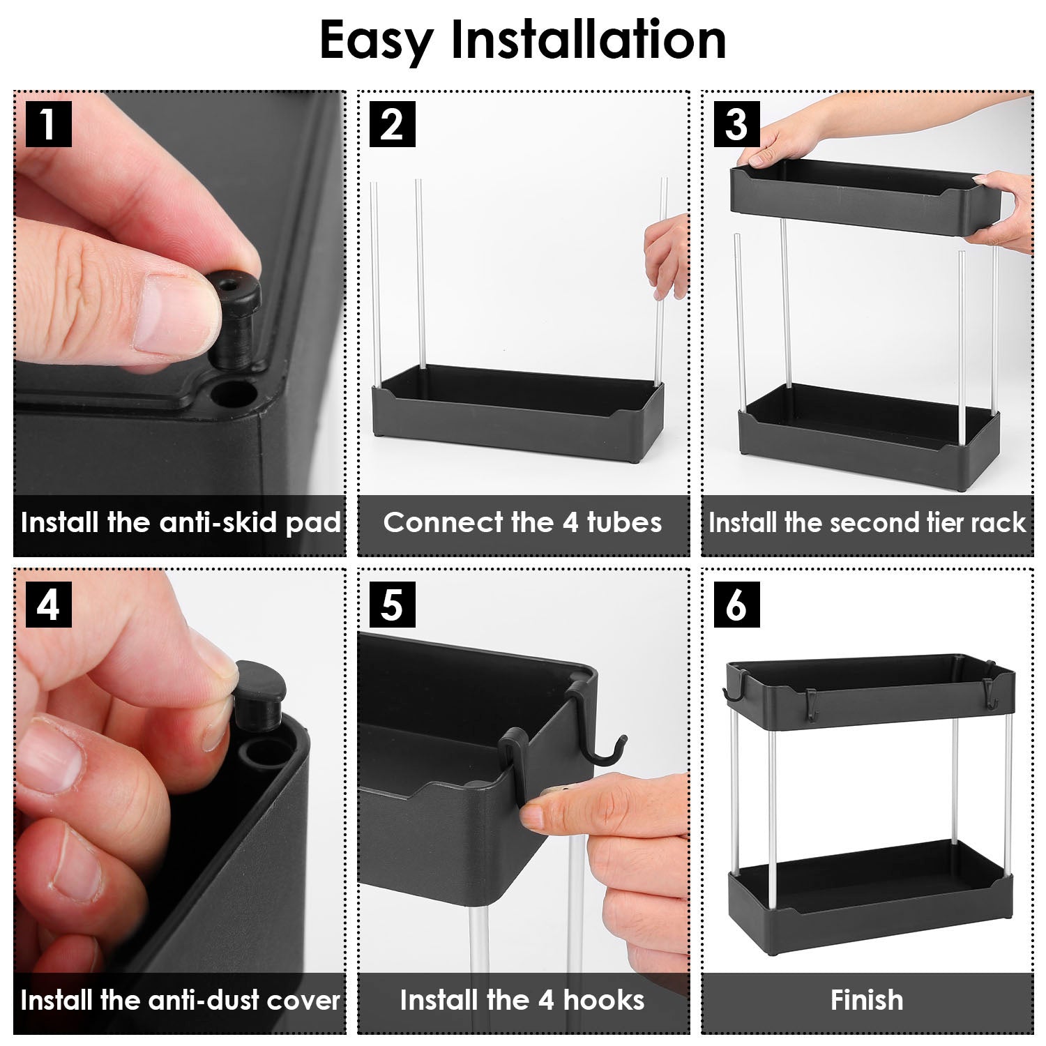 2-Tier Under Sink Shelf Organizer Cheap Sale 100% Guaranteed