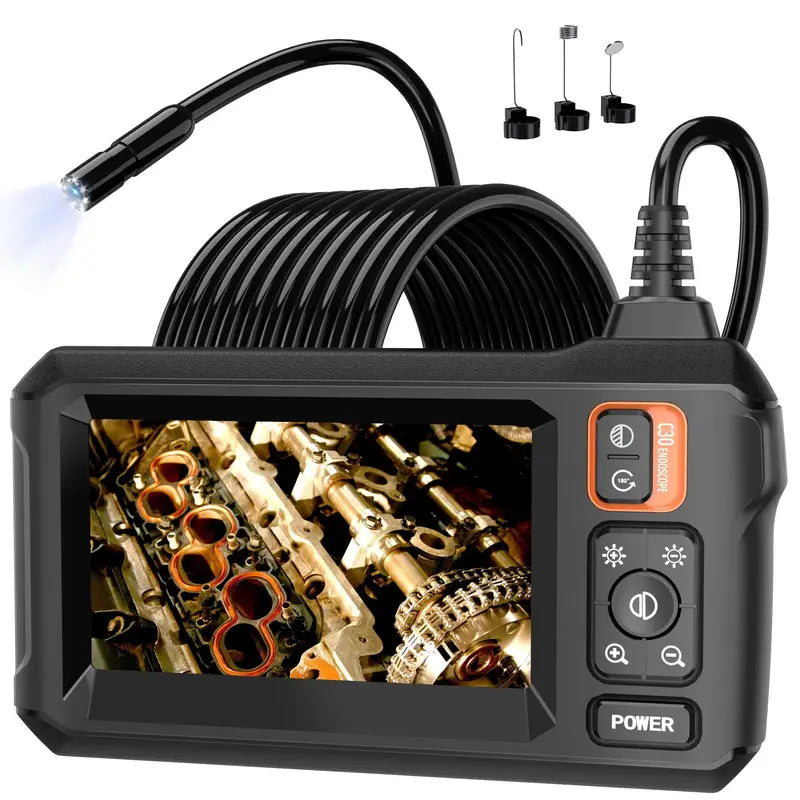 HD 1080P Borescope with 4.3 LCD Screen - Waterproof, Rechargeable Endoscope Camera Outlet Official Site