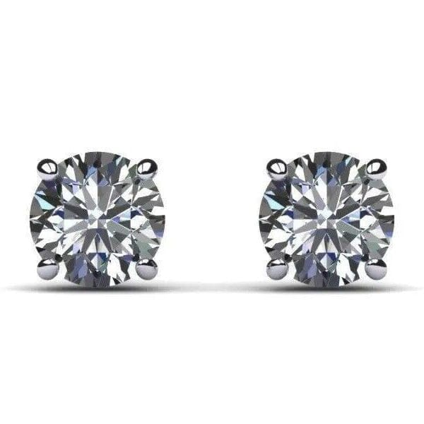 IGI Diamond Engagement Earrings VS1 D Round 4.34 Carat Lab Created Eye Clean Cheapest For Sale