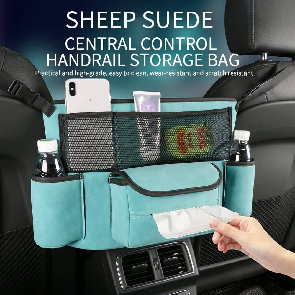 Suede Large Capacity Car Purse Holder Outlet 2025 Unisex