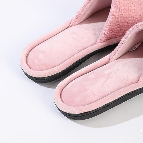 Roxoni Velvet Knit Flat Sandals for Women - Stylish Textured Woven Surface, Soft Ridge Around Insole Enjoy Cheap Online