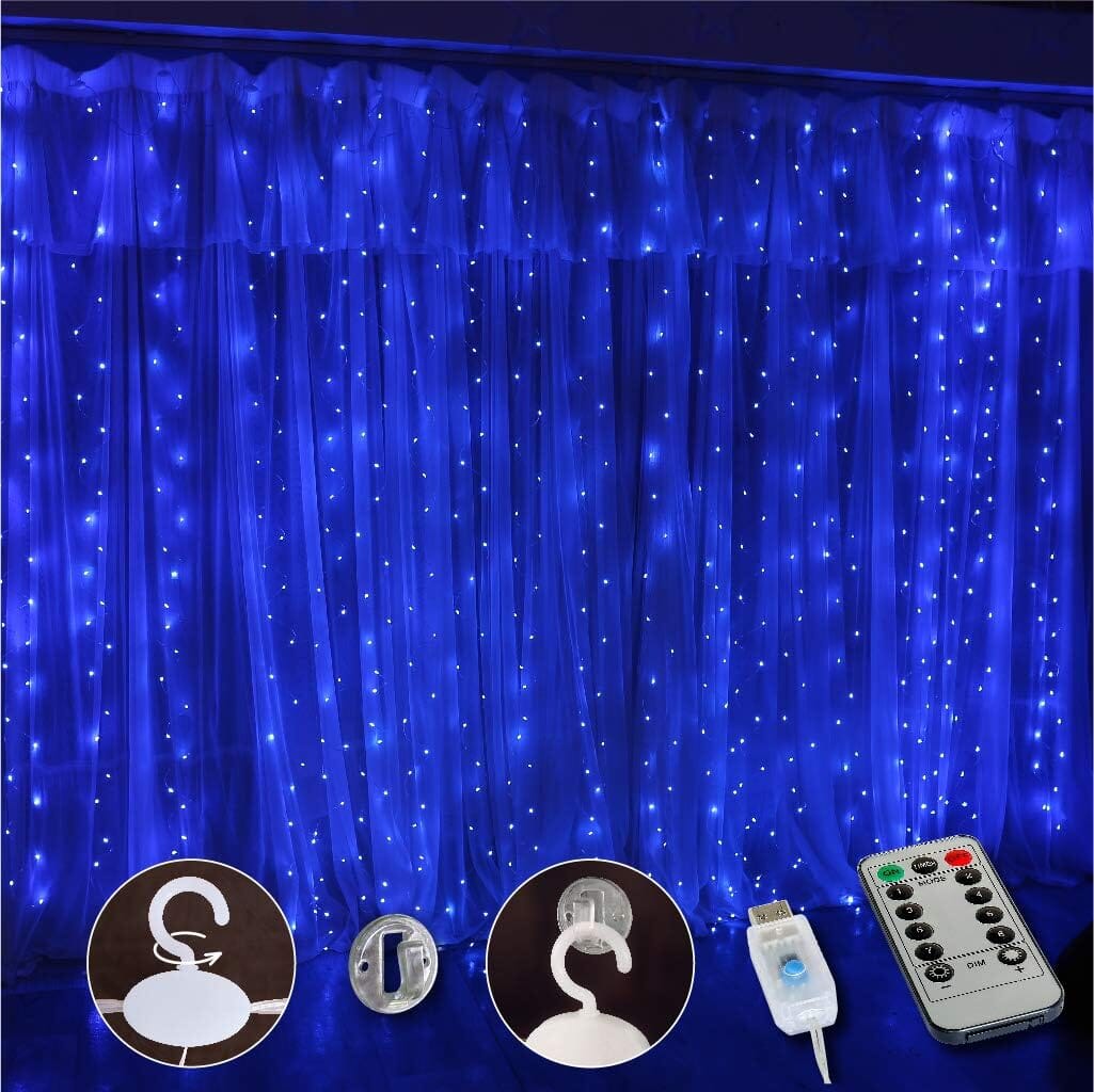 300 LED Curtain Fairy Lights For Sale Online