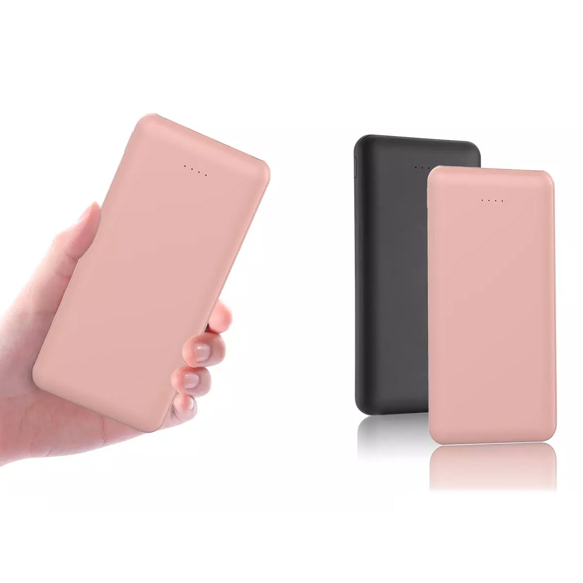 Rubberized Power Bank 12,000mAh LED Dual-USB The Cheapest Cheap Pice