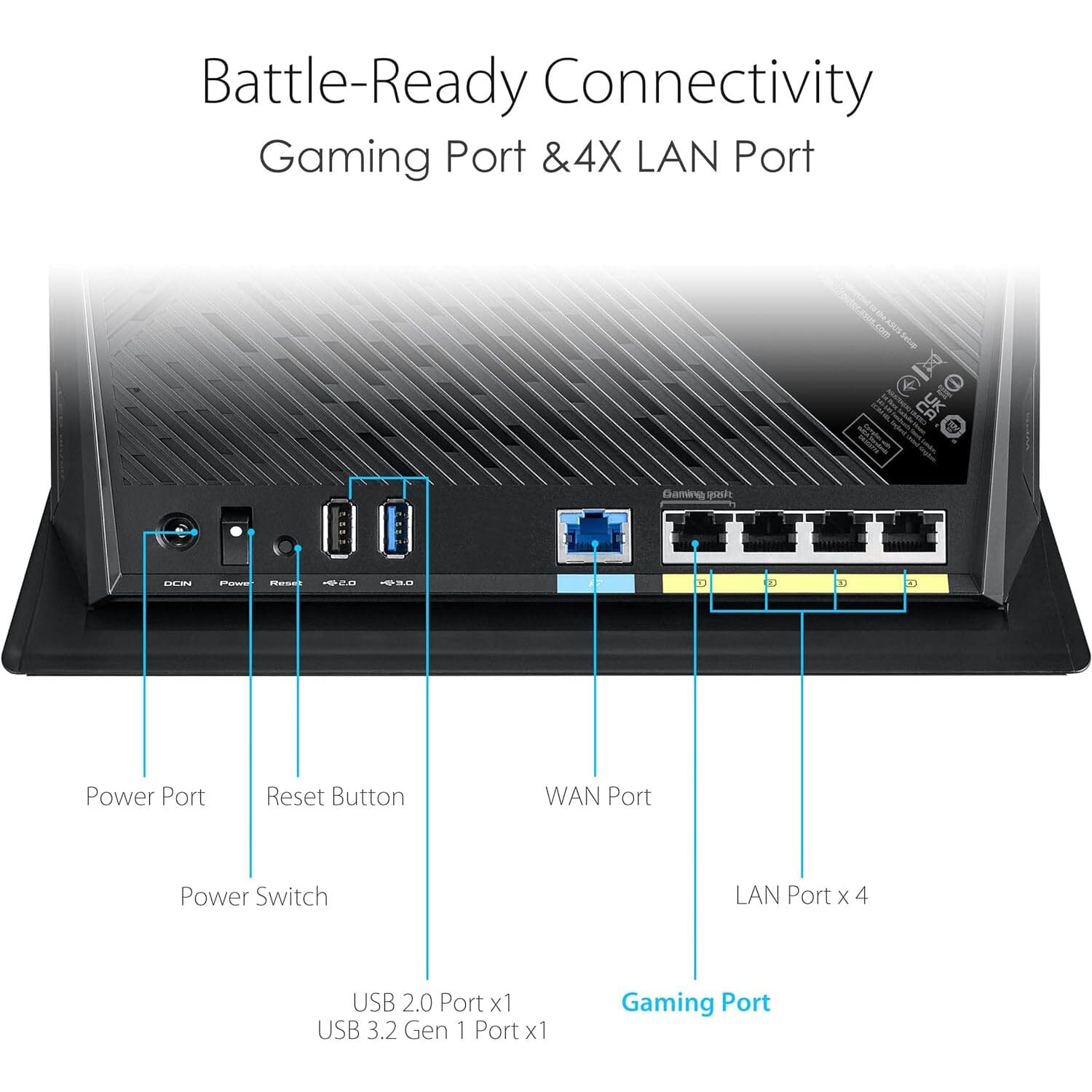 ASUS AX5700 RT-AX86S Dual Band Gigabit Wireless Internet Router (Refurbished) Buy Cheap Pay With Paypal