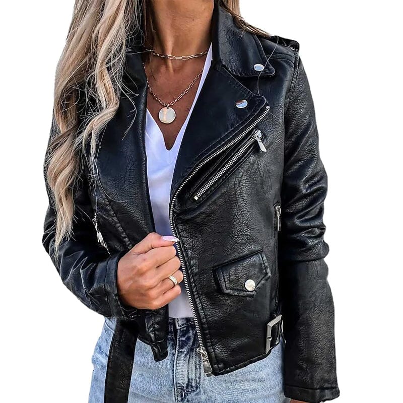 Women's Faux Modern Street Style Leather Jacket Sale Pick A Best