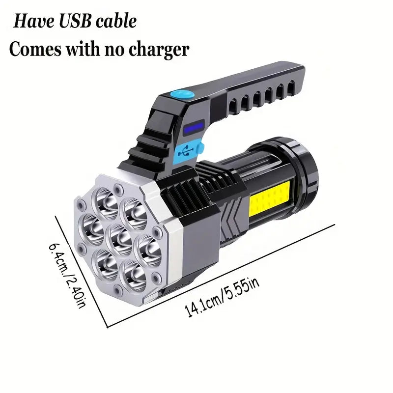 USB Rechargeable High Power LED Flashlight Cheap Sale Big Sale