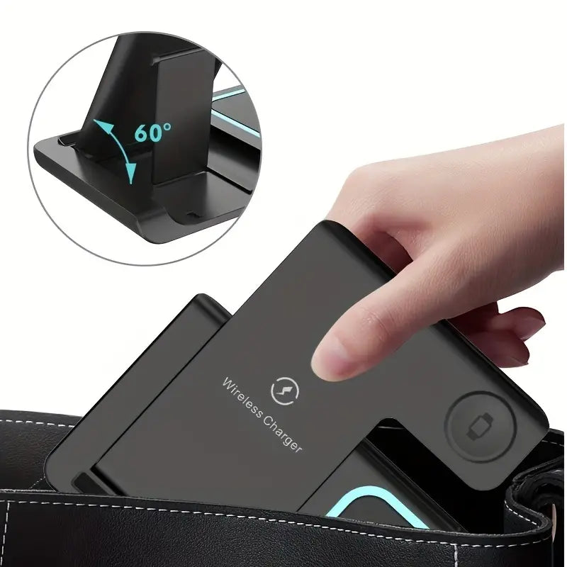 3-in-1 Folding Fast Wireless Charger Station Outlet Locations Cheap Online