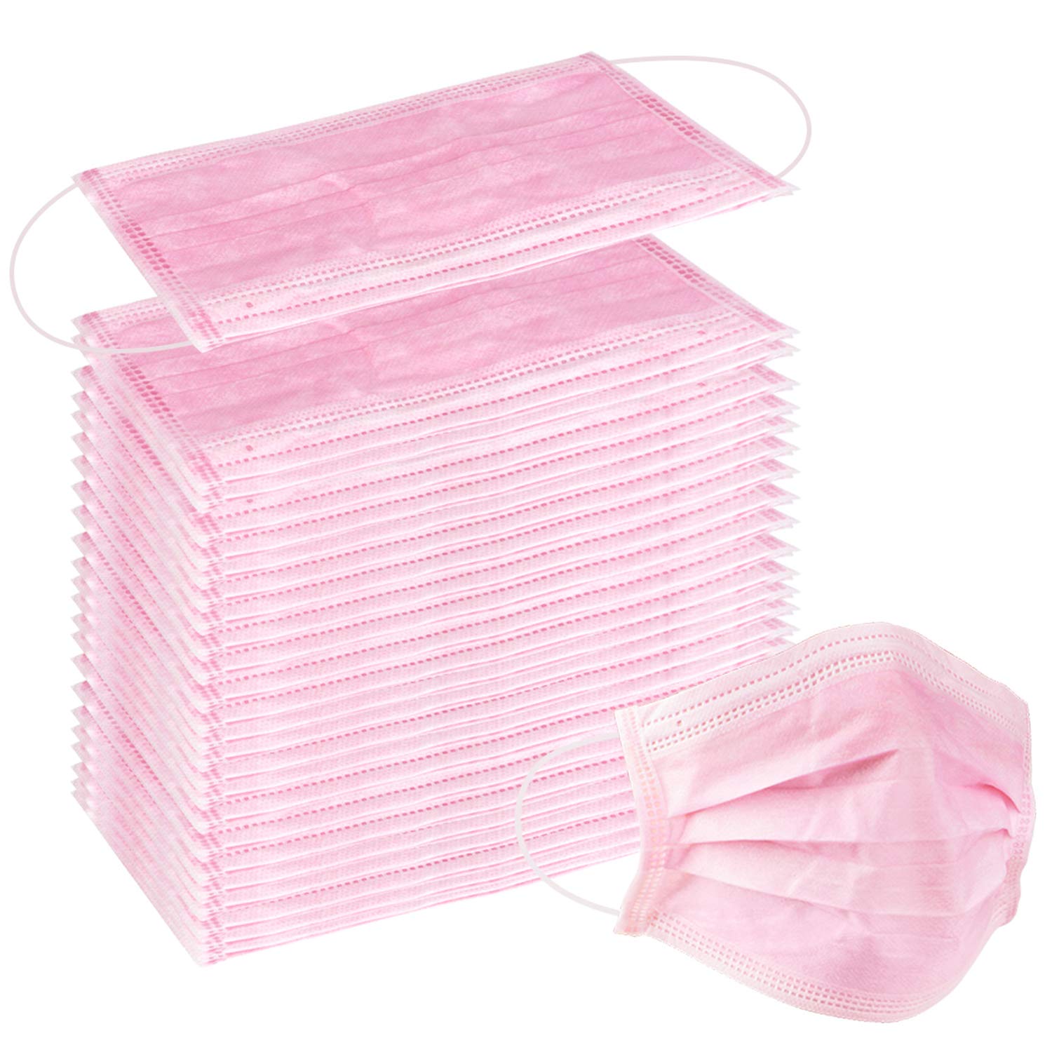 100-Pieces: Disposable 3 Ply Earloop Face Masks Really For Sale