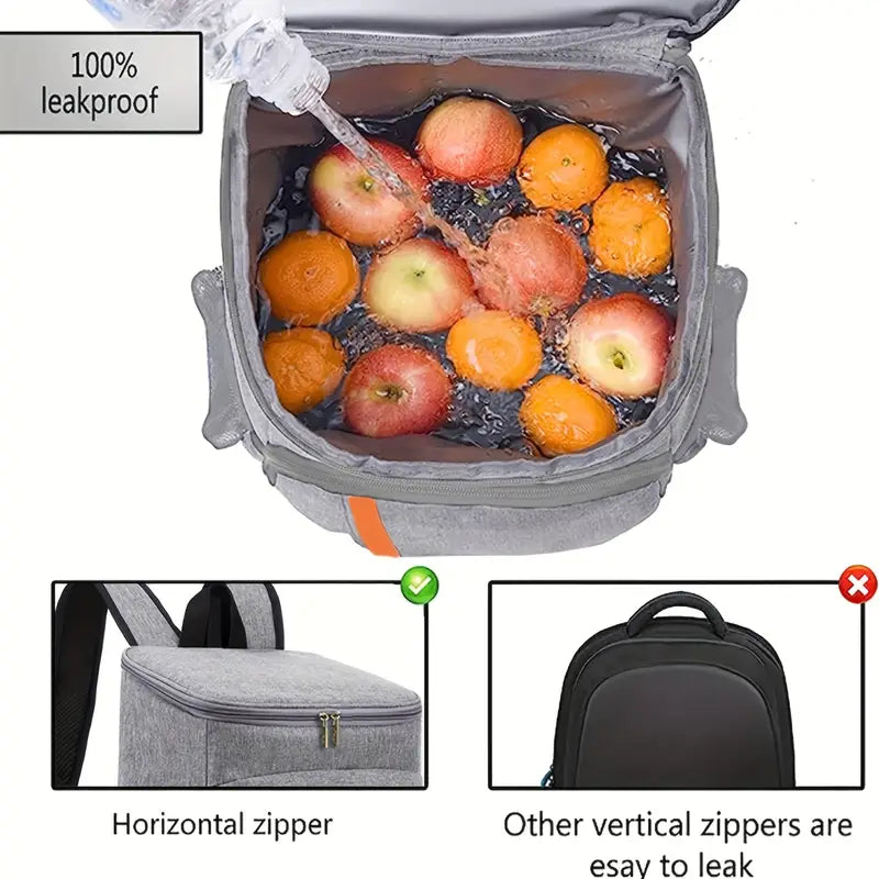 Heavy Duty Oxford Fabric Cooler Backpack With Credit Card