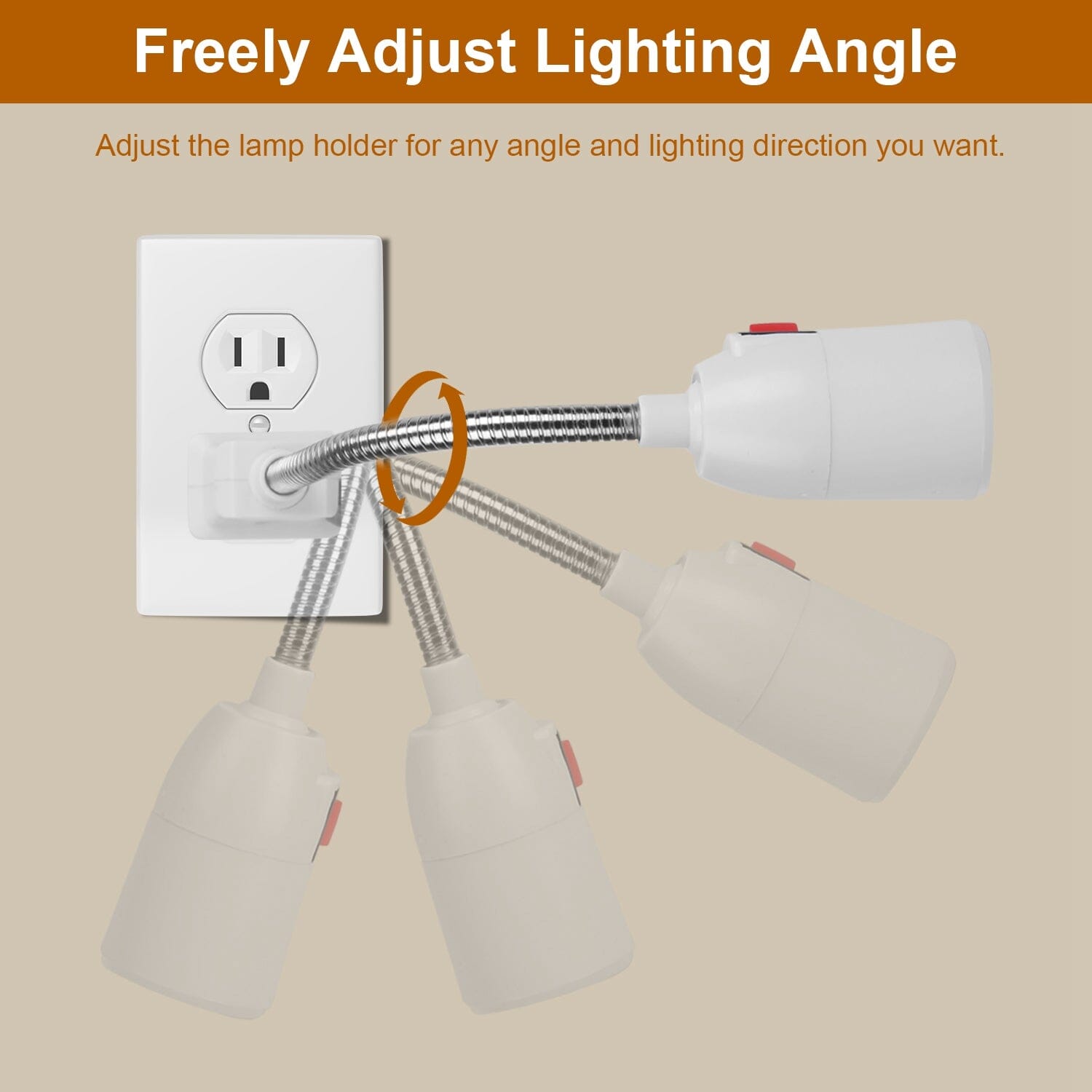 US Plug Extension Light Socket with On/Off Switch Buy Cheap 2025 Unisex