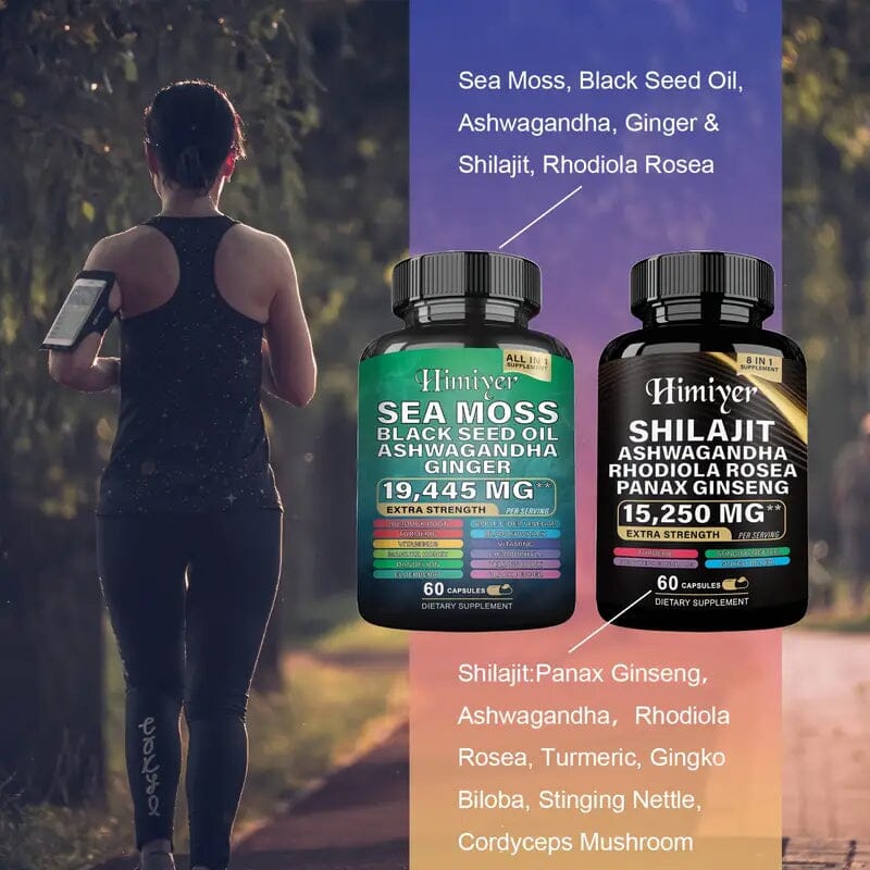 2-Pack: Shilajit + Sea Moss High Potency Vitality Combo Cheap Pice Store