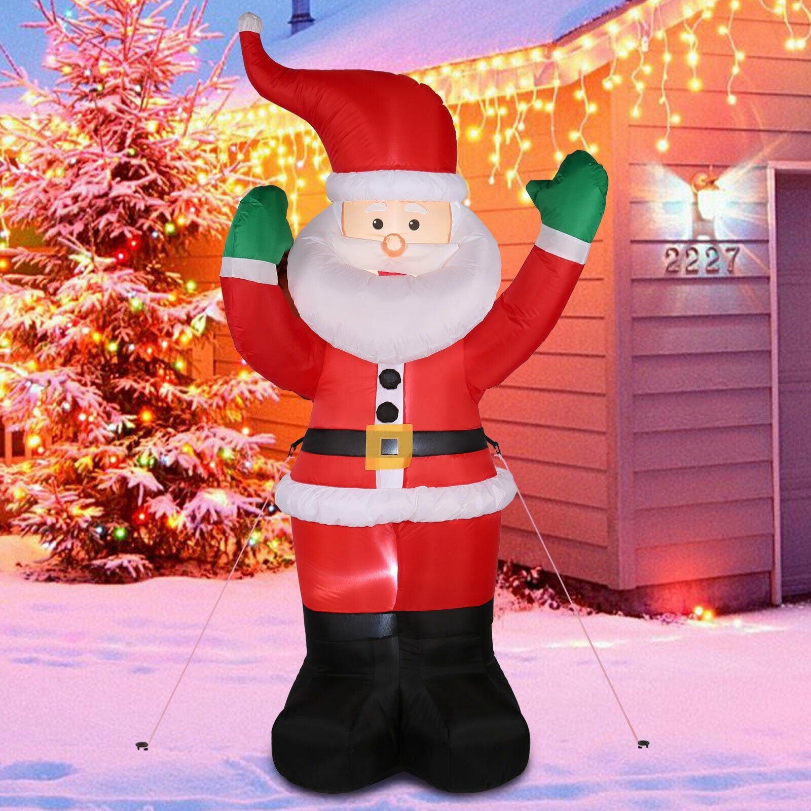 6 Ft. Santa Claus Inflatable Outdoor Decoration Wholesale Pice For Sale