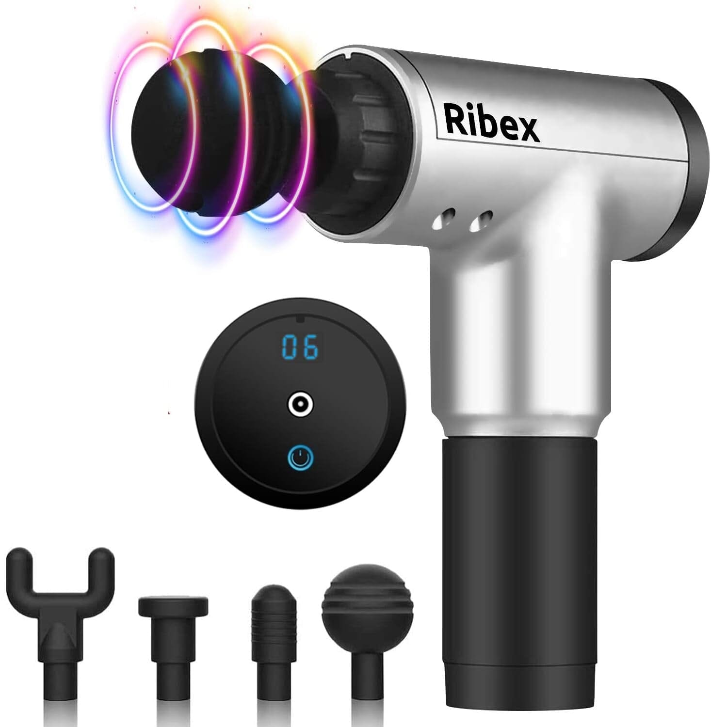 Ribex Pro Massage Gun With 4 Attachable Heads For Sale Cheap Pice From China