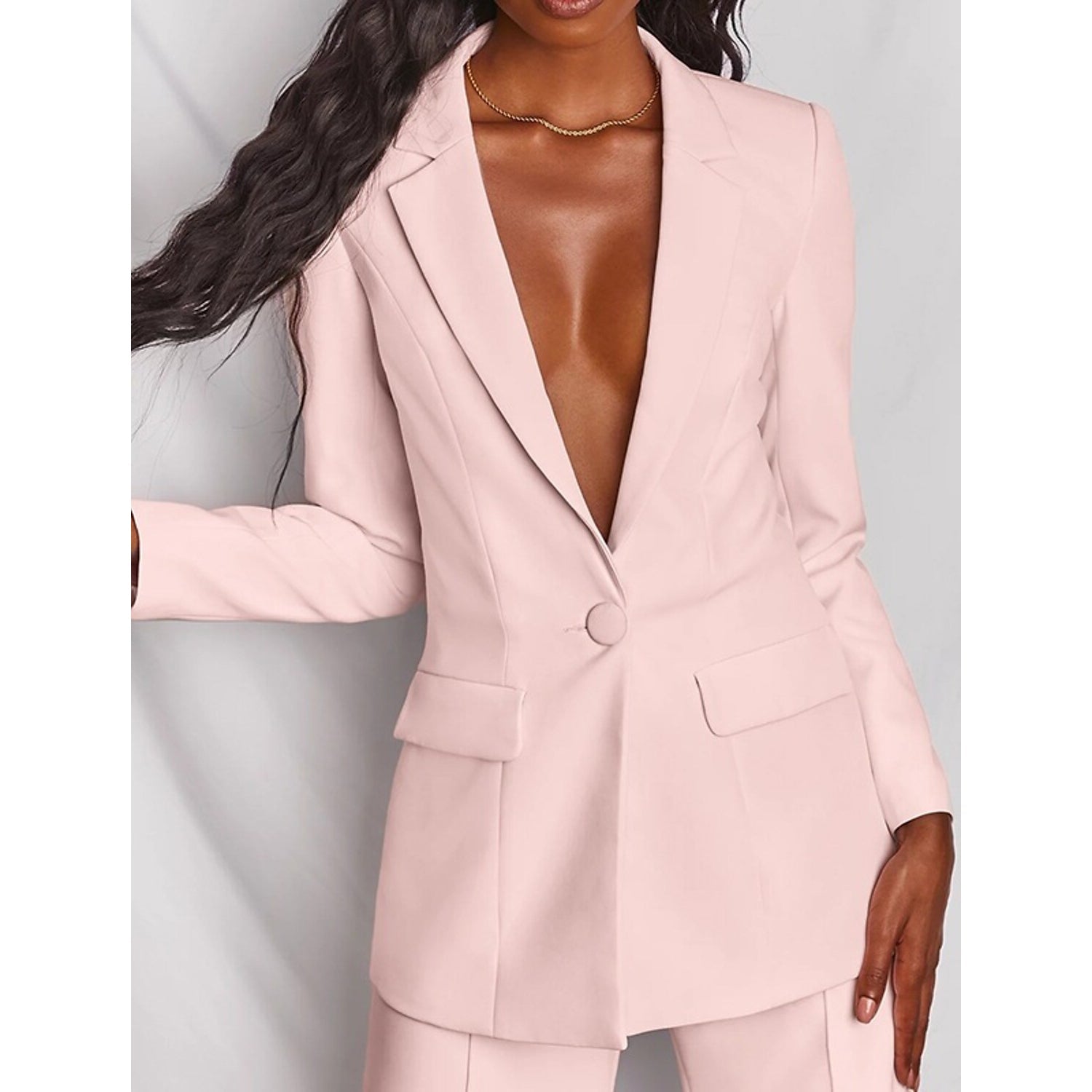 Women's Suits Regular Pocket Coat Formal Fashion Pay With Paypal Cheap Pice
