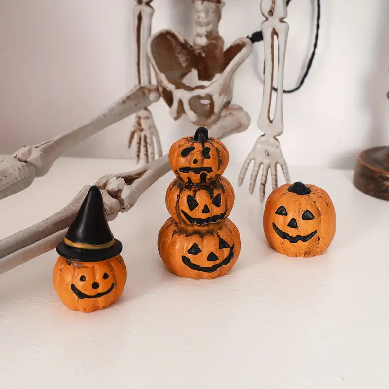 3-Piece: Halloween Pumpkin Decorations Deals